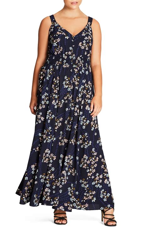 City Chic I Found You Floral Maxi Dress Plus Size Nordstrom