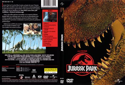 Jaquette Dvd De Jurassic Park Slim Cinéma Passion