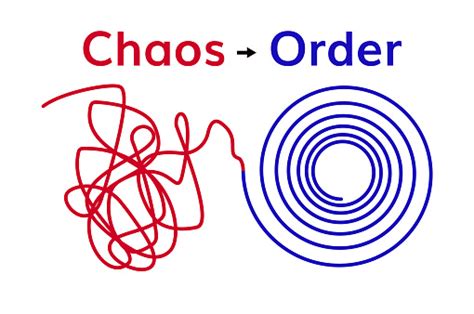 Ordnung Und Chaos Stock Vektor Art Und Mehr Bilder Von Chaos Istock