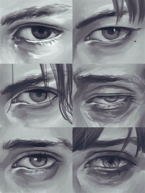 Twitter Art Drawings Sketches Simple Anime Eyes Male Reference
