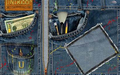 Paint Jeans Wallpapers Denim Desktop Pocket Splatter