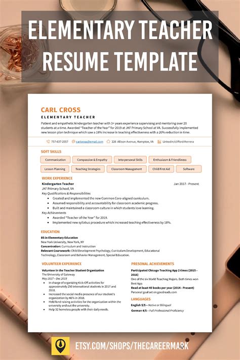 If You Are About To Write An Elementary Teacher Resume That Gets The