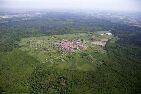 Luftaufnahme Wörth am Rhein Dorf Ansicht im Ortsteil Büchelberg in