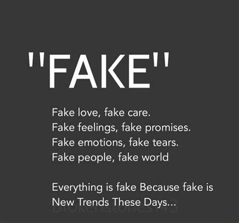 Fake Fake Love Fake Care Fake Feelings Fake Promises Fake