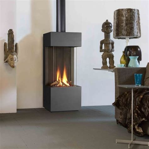 Modern Corner Gas Fireplace