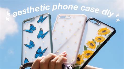 Paint My Phone Case With Me Aesthetic Diy 🦋 Youtube
