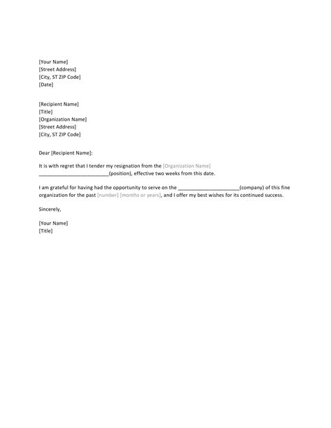 Good 2 Week Notice Letter Database Letter Template Collection