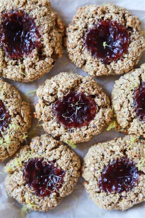 Christmas cookie recipes is a group of recipes collected by the editors of nyt cooking. Flourless Lemon Raspberry Thumbprint Cookies | Easy ...