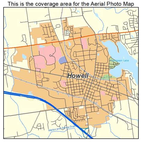 Aerial Photography Map Of Howell Mi Michigan