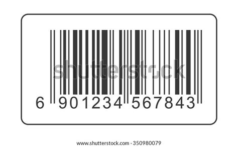 Realistic Barcode Icon Isolated Modern Simple Stock Vector Royalty