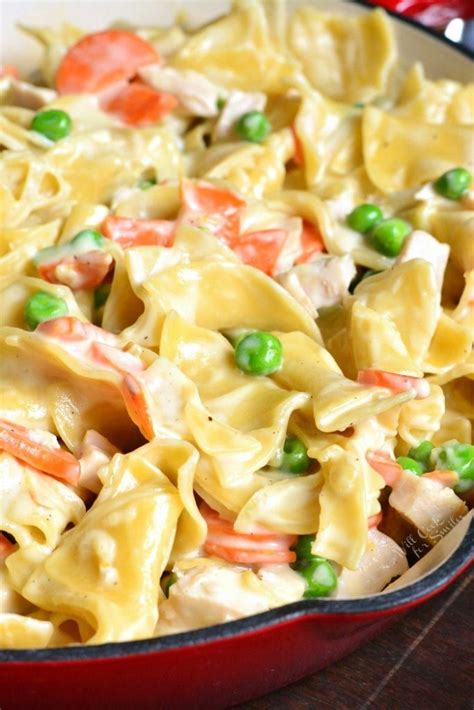 Easy Leftover Turkey Noodle Pasta Dinner This Easy Pasta Dish Features