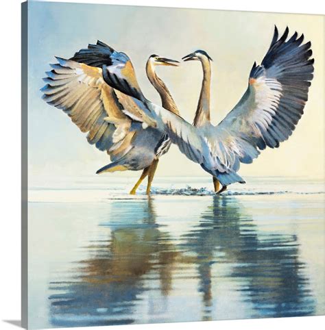 Great Blue Herons Wall Art Canvas Prints Framed Prints Wall Peels