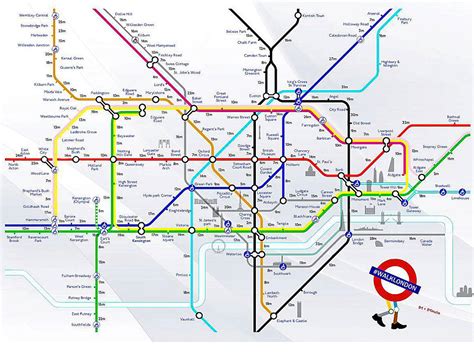 Tube Strike Walking Map Avoid Underground Chaos With This Useful