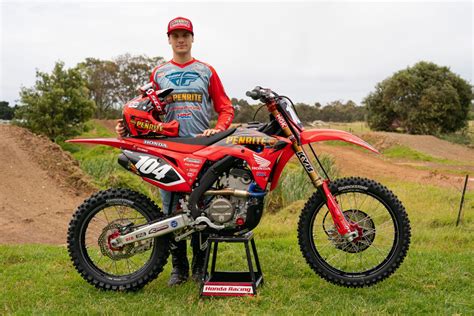 Penrite Honda Racing Sign Luke Clout Honda Racing Australia