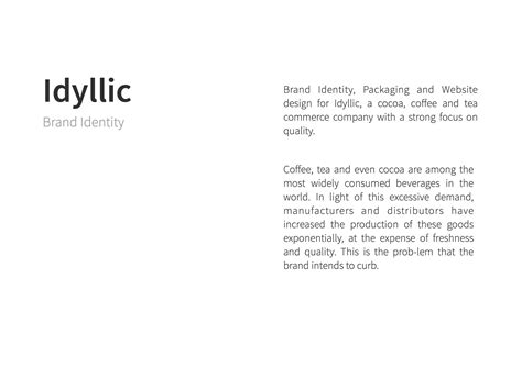Idyllic Brand Identity Packaging Design On Behance