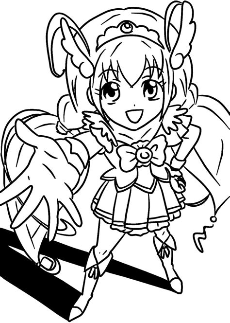 Cute Hoshizora Miyuki Coloring Page Download Print Or Color Online