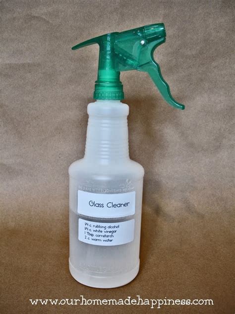 Diy glass cleaner is so frugal to make! Our Homemade Happiness: Homemade Glass Cleaner