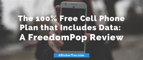 The 100 Free Cell Phone Plan That Includes Data A Freedompop Review