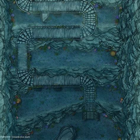 Undersea Stairway 40x40 2048x2048 Oc Underwater Cliffs