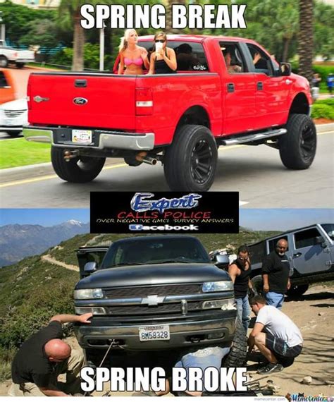 The ford vs chevy debate rages on. Chevy over ford Jokes
