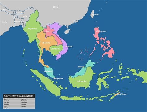 Map Of Countries In Southeast Asia Map 2023