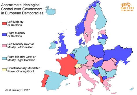 This Map Shows Whether The Left Or The Right Is In Power In Every