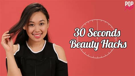 30 Seconds Beauty Hacks Every Girl Should Know Tips And Tricks Ideas Popxo Beauty Youtube