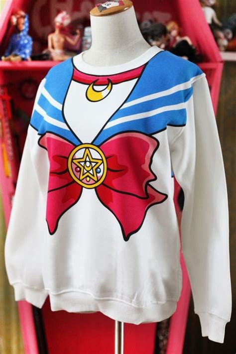 Kawaii Clothing Sudadera Sailor Moon Sweatshirt Wh021 Online Store