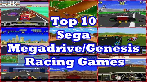 Top 10 Sega Megadrive / Genesis Racing Games - YouTube