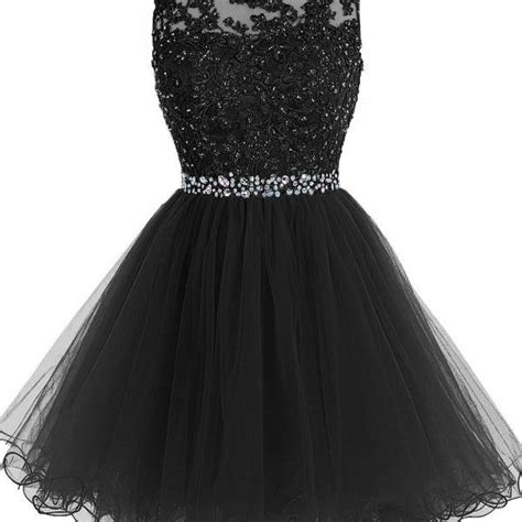 Sexy Black Short Prom Dress Lace Prom Dress Prom Party Gown Short