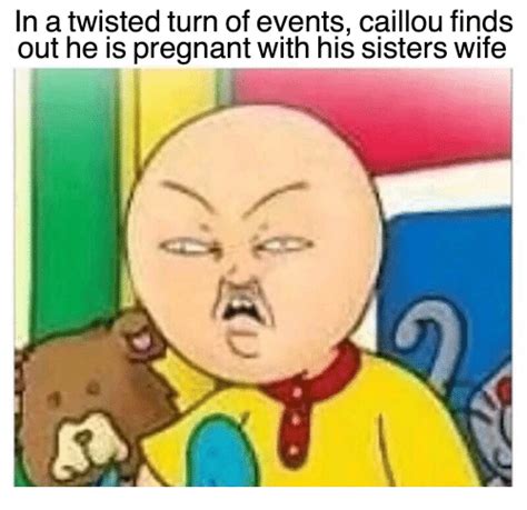 In An Attempt To Be Funny This Caillou Meme Fell Flat On Its Face Comedycemetery