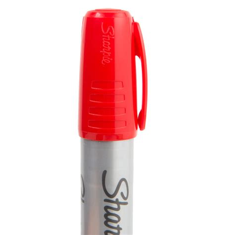 Sharpie 15002 King Size Red Chisel Tip Permanent Marker 12pack