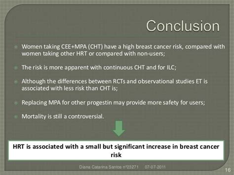 Hormone Replacement Therapy And Breast Cancer In Postmenopausal