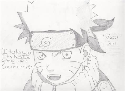 Uzumaki Naruto Pencil Drawing By Icecoldvictory On Deviantart
