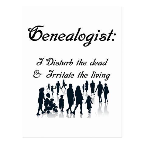 Funny Genealogy Postcard In 2021 Ancestry Funny