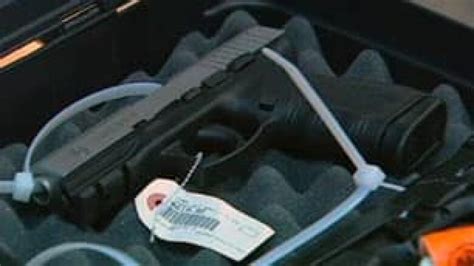 gun stolen from calgary sports store seized in toronto cbc news