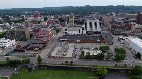 Aerial Downtown Huntington West Virginia Via Mavic 2 Zoom Drone Youtube