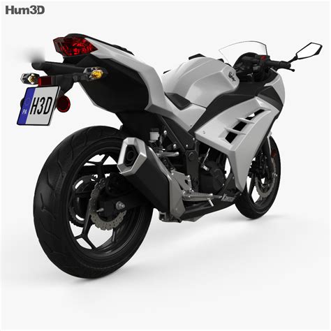 The model is available for purchase with optional abs. Kawasaki Ninja 300 2014 3D model - Vehicles on Hum3D