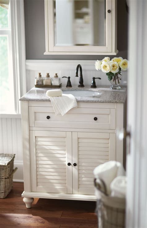 Give your bathroom vanity the upgrade it deserves, including fresh hardware. Small Space Makeup Vanity Bathroom Design Plans Ideas ...