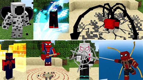 Addon De Spiderman Para Minecraft Pe Spiderverse Mcpe Youtube