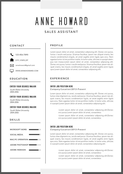 Sell Resume Templates