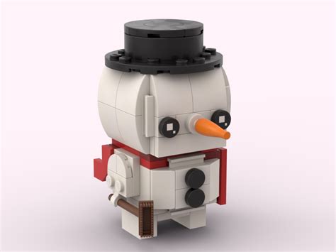Lego Moc Lego Minifigure Series 23 Snowman By Legomocbrickheadz