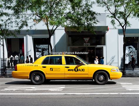 Yellow Taxi Cab In New York City Photography Of New York City By Patrick Batchelder