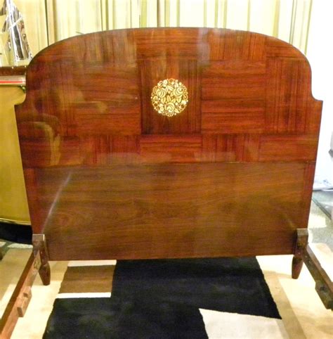 Art deco celebrated ornament and conveyed optimism. Beautiful Mahogany Art Deco Bed with Marquetry from the ...