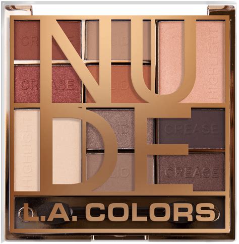 L A Colors Eyeshadow Color Block Palette Nude Fl Oz