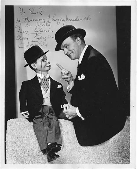 Edgar Bergen And Charlie Mccarthy Signed Photo