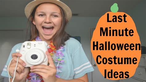 Last Minute Halloween Costume Ideas Liveluvstyle Youtube