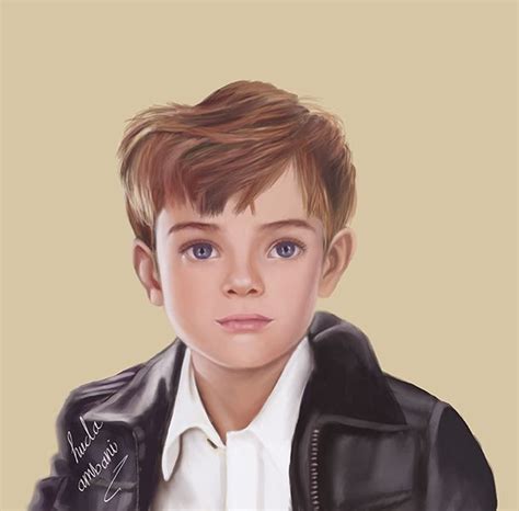 Little Boy Digital Art Fantasy Art Men Portrait Illustration
