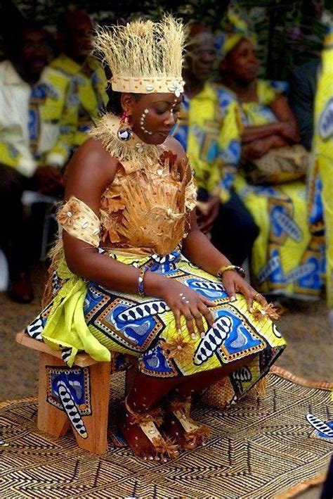 Bride At Her Traditional Wedding In Congo Brazzaville African