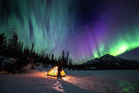 Aurora Borealis In Alaska Photograph By Chris Madeley Pixels